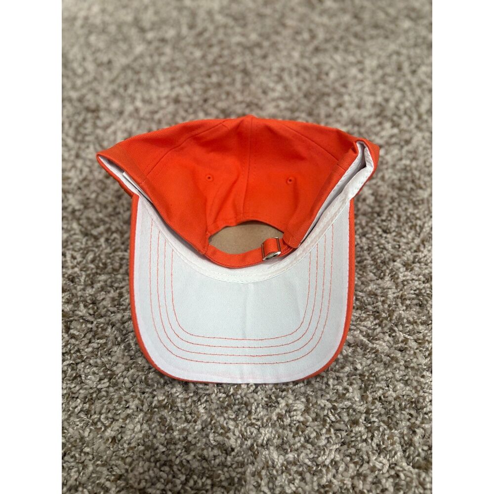 Orange NY Embroidered Baseball Cap Hat - Picture 5 of 7